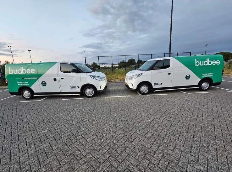 SnelVerspreiden busjes voor Budbee